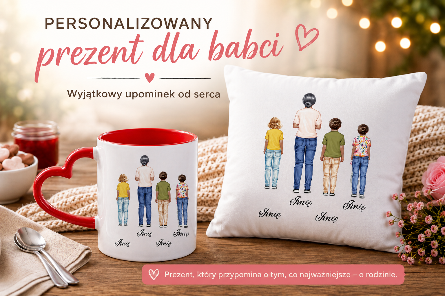 Personalizowany prezent dla babci – wyjątkowy upominek