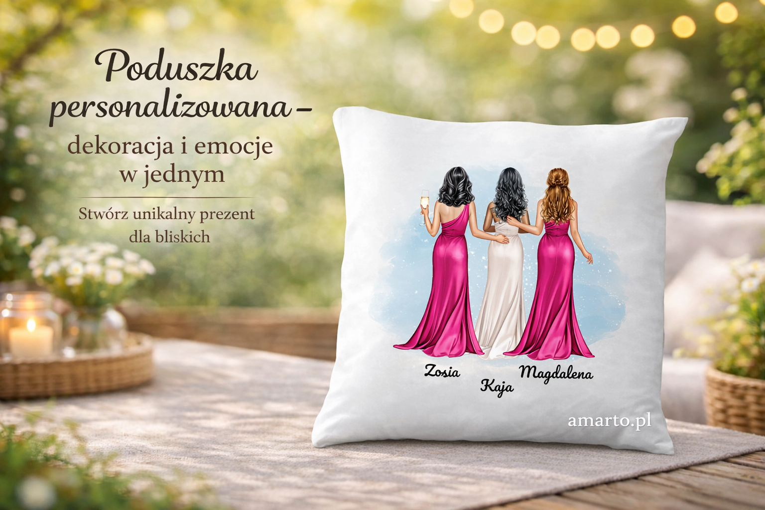 Poduszka personalizowana jako element domu – dekoracja i emocje w jednym